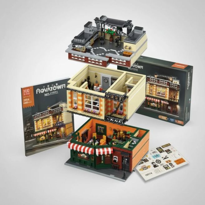 Postav si svou kavárnu snů! ☕️🍰 MOULD KING 16014 Friends Cafe – modulární budova plná detailů, propracovaný interiér i...